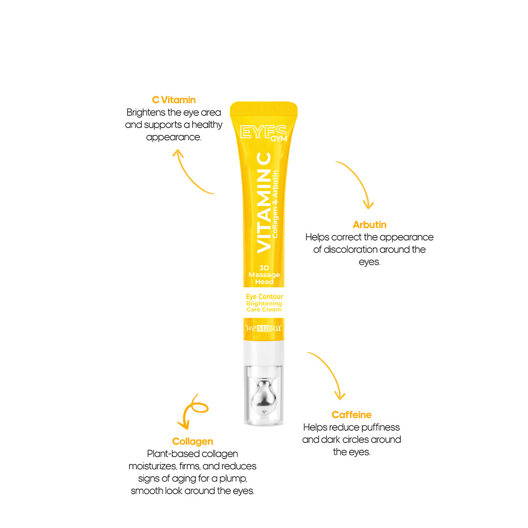 Eyes Gym Eye Contour Brightening Care Cream 18ml (Vitamin C)