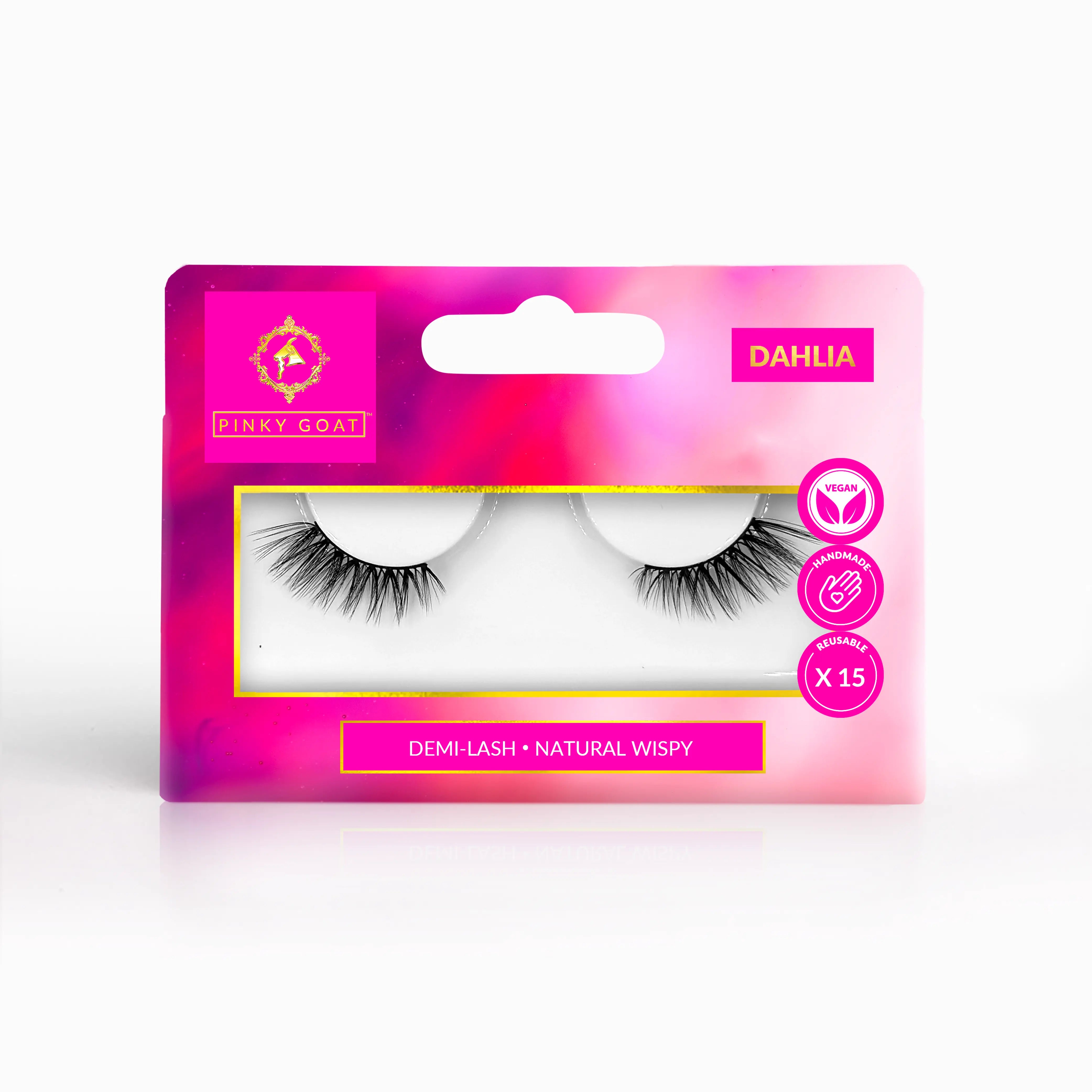Natural wispy demi-lash (half-lash) in UAE