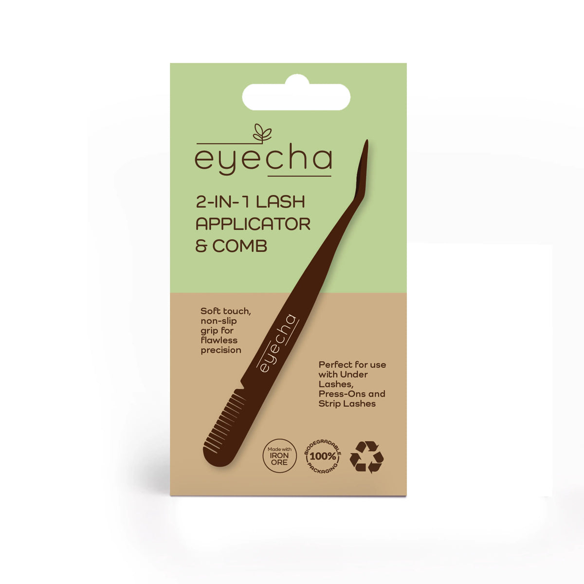Eyecha 2-in-1 Lash Applicator & Comb – Pinky Goat