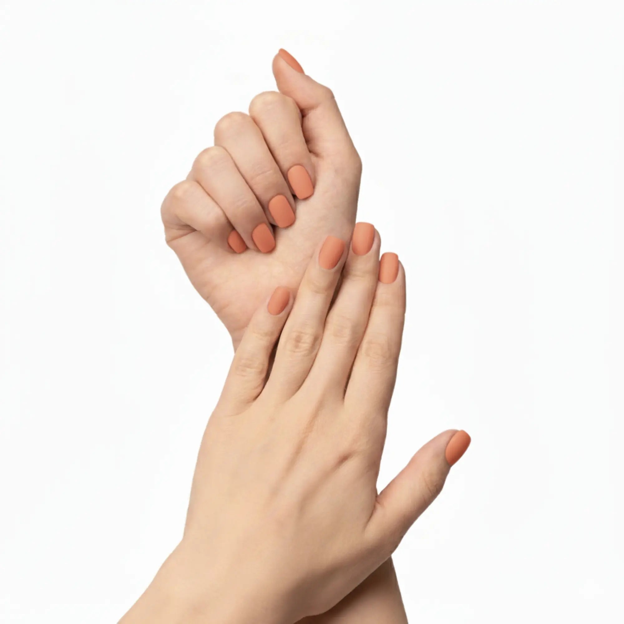 Pinky Goat Tips Pre-Glued Square Shape Nails Nude Mood, Best UAE False Nail