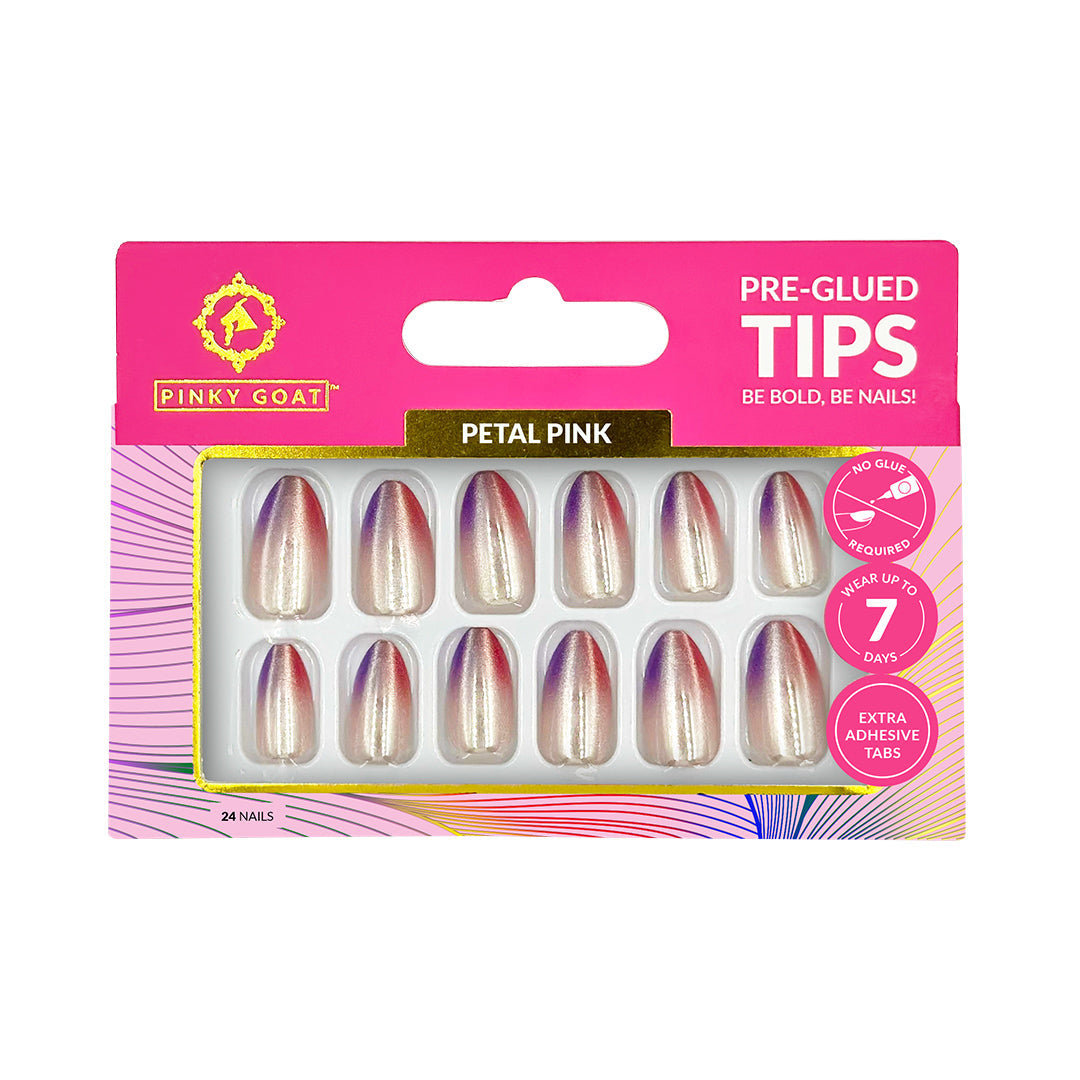 PINKYGOAT TIPS - PRE GLUED - PETAL PINK - Pinky Goat