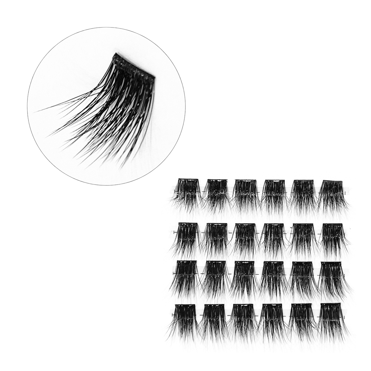 SAFIYA Pre-Glued Under Lashes for Seamless Volume – Pinky Goat