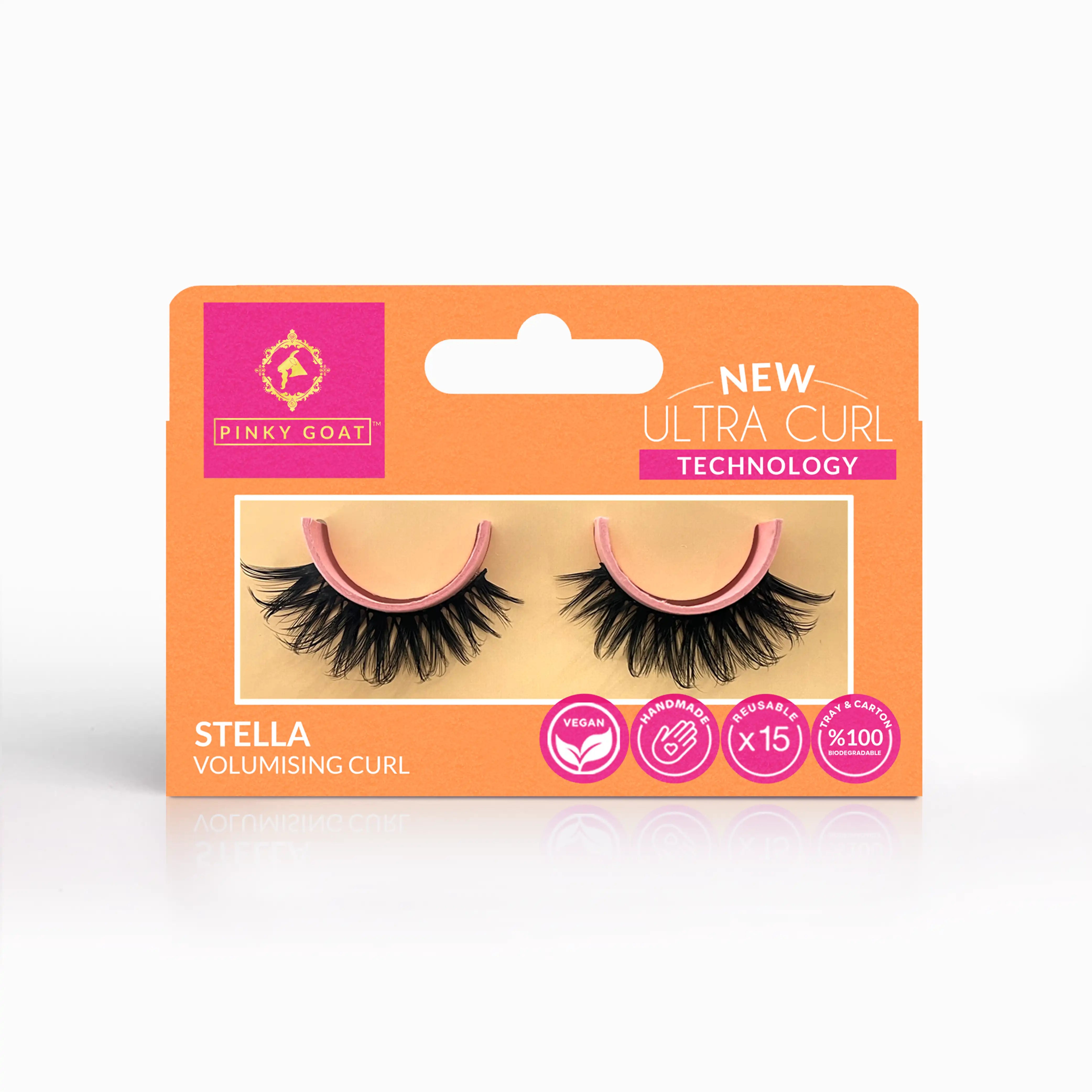 Pinky Goat ultra curl technology lash, volumising curl Stella