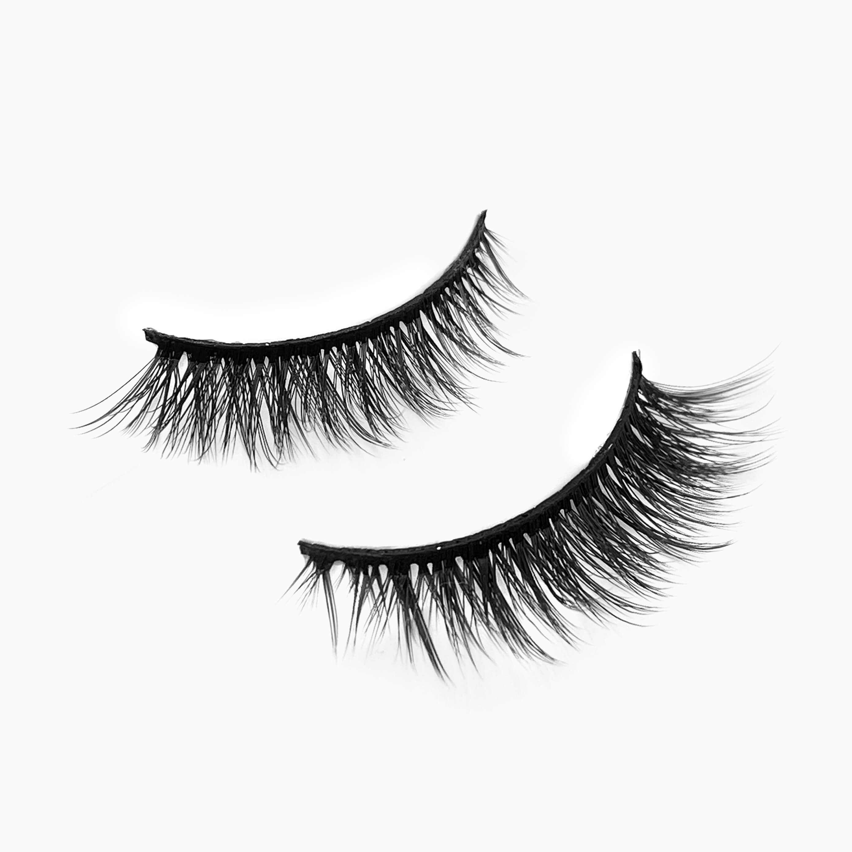 KATYA Short & Curly Natural Lashes for Small Eyes